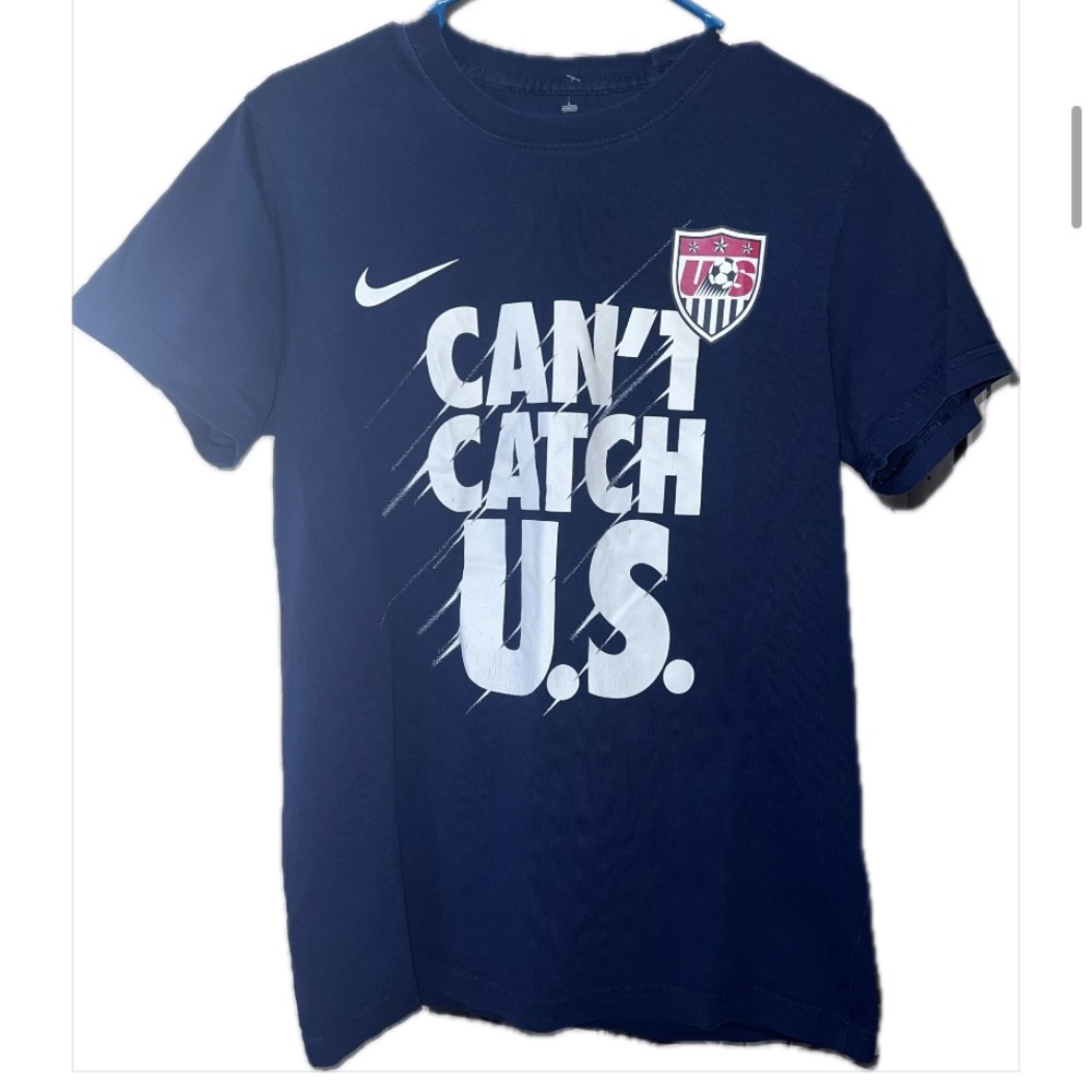 NIKE Kids Navy Blue Graphic T-Shirt SZ